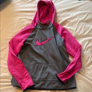 Nike Gray and Pink Pull Over